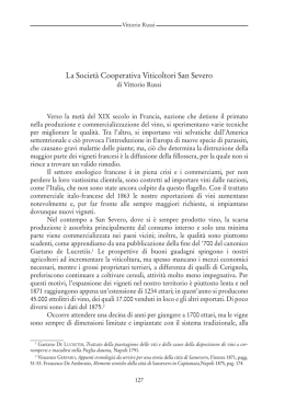 La Societ&agrave; Cooperativa Viticoltori San Severo
