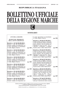sommario - Regione Marche-Home page Regione Marche