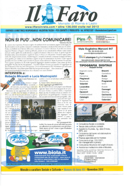 Non si pu&ograve; non comunicare