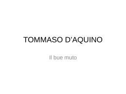 TOMMASO D`AQUINO