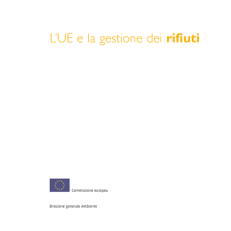 L`UE e la gestione dei rifiuti