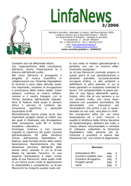 2006_3 - Associazione LINFA