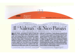 Il "Valenzi" - NICO PIROZZI