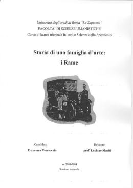 Storia di una famiglia d`arte - Archivio Franca Rame Dario Fo