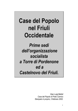 casepop - Storia Storie Pordenone