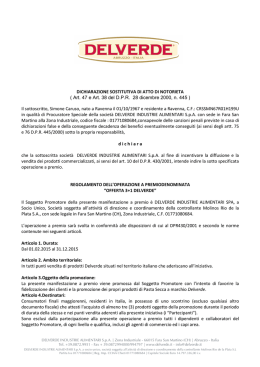 Scopri le promozioni in corso. CLICCA QUI.