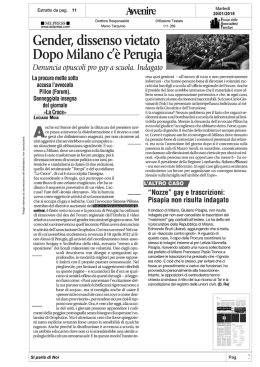Dopo Milano c`è Perugia - Forum delle Associazioni Familiari