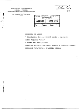 testo - Consiglio regionale della Puglia