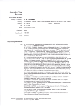 Curriculum - Regione Siciliana