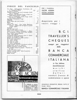 indice del fascicolo - Casa dell`Architettura di Latina