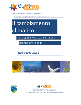 Il cambiamento climatico