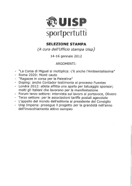 Scarica il pdf - Uisp intranet
