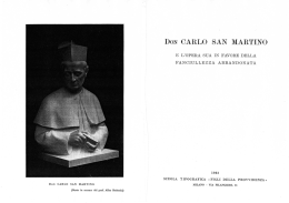 e prefazione - Pio Istituto