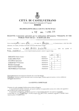 WOLKING IN THE WORLD: WEST SICILY