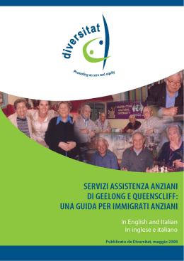 Diversitat – Guida ai Servizi per gli Anziani 2008