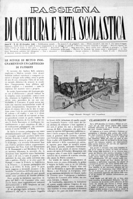 Classicisti a convegno