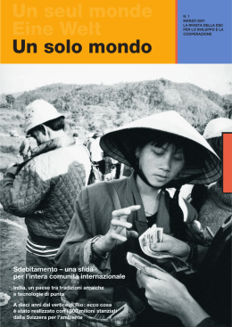 Un solo mondo 1/2001