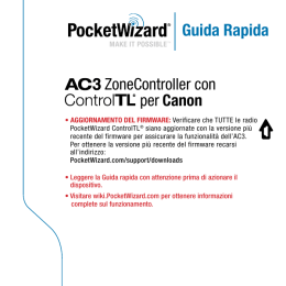 ZoneController con per Canon Guida Rapida