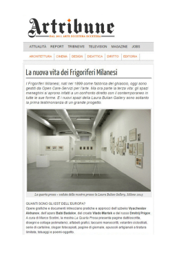 La nuova vita dei Frigoriferi Milanesi, by Ginevra Bria, Artribune