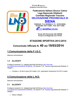 D.P. Siena - Poliziana