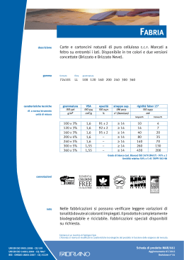 Scheda Tecnica (PDF - Italiano)
