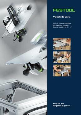 Versatilit&agrave; pura.