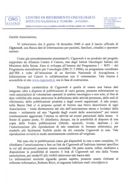 ISTITUTO NAZIONALE TUMORI - AVIANO - E&icirc;t.&icirc;