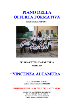 piano dell`offerta