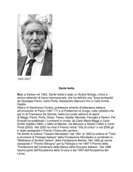Dante Isella - Cristina Campo