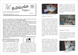 Bibliolà Ragazzi anno I - n. 0 maggio 2003