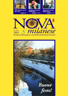 Dicembre 2003 - Comune di Nova Milanese