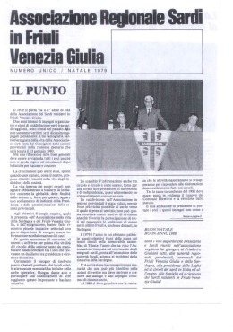 numero unico 1979 - Circolo Sardi "Montanaru"