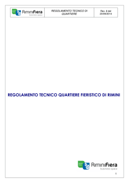 regolamento tecnico quartiere fieristico di rimini