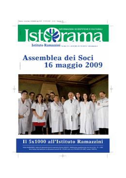 Scarica il pdf - Istituto Ramazzini
