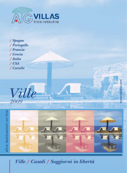 Ville / Casali / Soggiorni in libert&agrave;