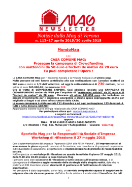 Newsletter Mag Verona n.113