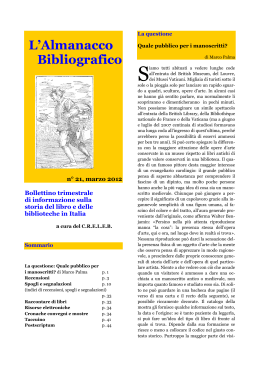 Marzo 2012 - Centri di Ricerca - Universit&agrave; Cattolica del Sacro Cuore