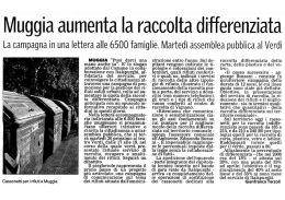 Muggia aumenta la raccolta differenziata