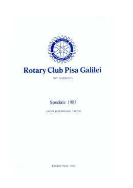 parte 1 - Rotary Club Pisa Galilei
