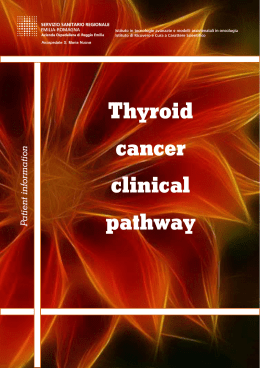 Thyroid cancer clinical pathway - Azienda Ospedaliera di Reggio