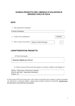 Inclusione digitale per il lavoro