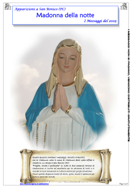 Anno 2005 - La Madonna della Notte