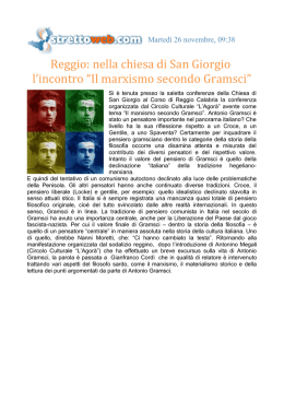 Il Marxismo secondo Gramsci