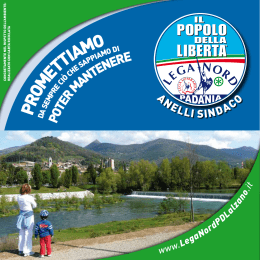 PROMETTIAMO - sito ufficiale Lega Nord
