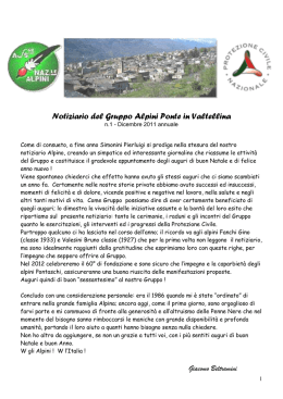 Scarica il Notiziario del Gruppo del 2011