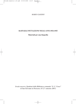 Strada maestra n.63.qxd