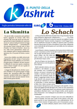 Lo Schach - Chabad.it