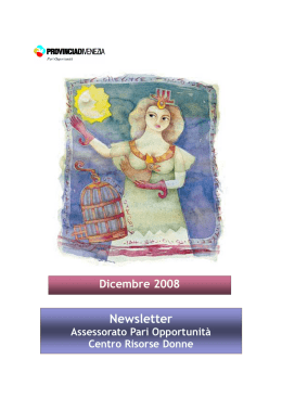 Newsletter - Pari Opportunit&agrave; Provincia di Venezia