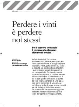 "Perdere i vinti Ã¨ perdere noi stessi"