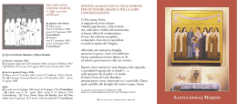 PALA DEI SANTI CONIUGI MARTIN (@ iﬁgli, nari tutti adAlengnn